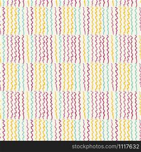 Thread seamless pattern. Colorful texture background. Wavy stripes pattern in pink and yellow colors. Thread seamless pattern. Colorful texture background. Wavy stripes pattern in pink and yellow colors.