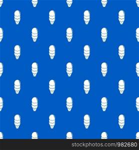 Three balls ice cream pattern vector seamless blue repeat for any use. Three balls ice cream pattern vector seamless blue