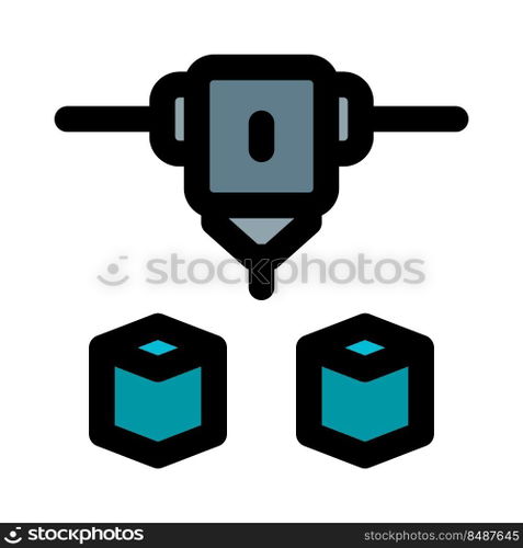 Three-dimensional objects build with advance printer.