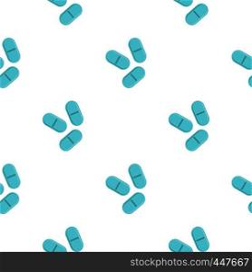 Three pills pattern seamless for any design vector illustration. Three pills pattern seamless
