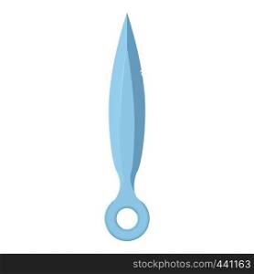 Throwing knife icon. Cartoon illustration of throwing knife vector icon for web. Throwing knife icon, cartoon style