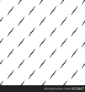 Throwing ninja knife pattern seamless in simple style vector illustration. Throwing ninja knife pattern vector