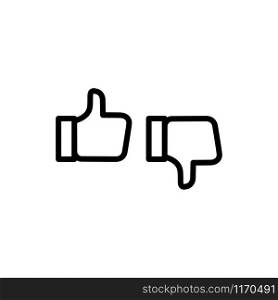 Thumb finger icon design trendy