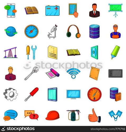Thumb up icons set. Cartoon style of 36 tumb up ector icons for web isolated on white background. Thumb up icons set, cartoon style