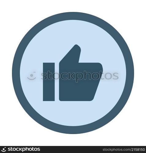 thumbs up circle icon