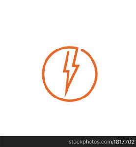 thunder bolt icon vector illustration design template web