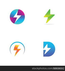 thunder bolt logo and symbol 