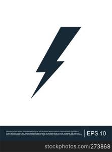 Thunder Electric Lightning Logo, icon, vector