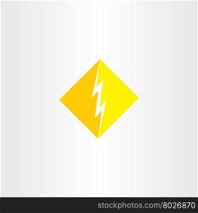 thunder logo icon vector symbol sign shape