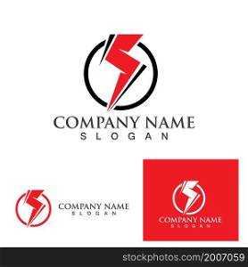 Thunderbolt lightning logo and symbol