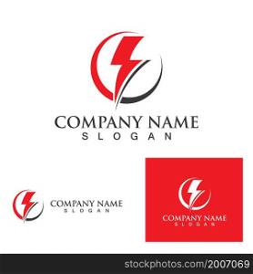 Thunderbolt lightning logo and symbol