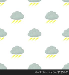 Thunderstorm pattern seamless background texture repeat wallpaper geometric vector. Thunderstorm pattern seamless vector