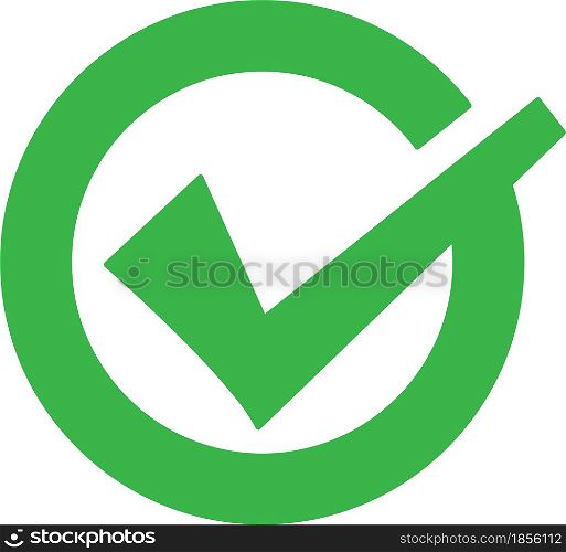 Tick icon symbol sign design