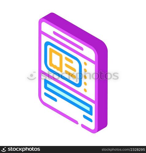 ticket dispenser isometric icon vector. ticket dispenser sign. isolated symbol illustration. ticket dispenser isometric icon vector illustration