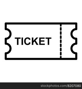 Ticket icon vector design template