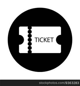 ticket icon vector template illustration logo design