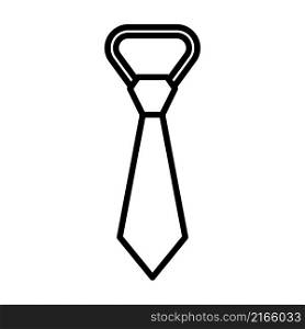 Tie icon vector sign and symbol on trendy design
