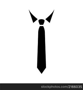 Tie icon vector sign and symbol on trendy design