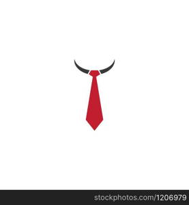 Tie logo illustration vector template