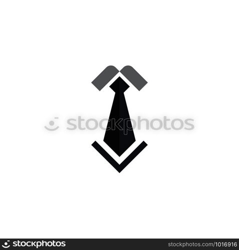 tie logo vector template design