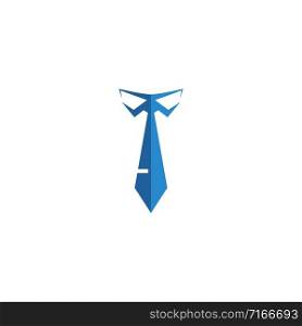Tie tuxedo logo illustration vector template