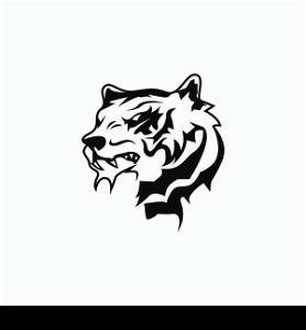 Tiger icon and symbol template illustration
