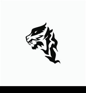 Tiger icon and symbol template illustration