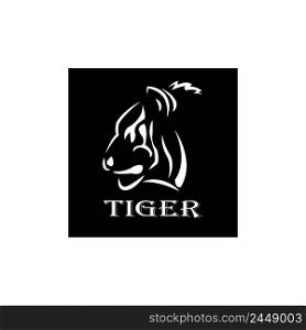 tiger icon logo vector design template