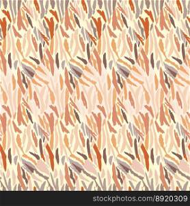 Tiger skin mosaic seamless pattern. Abstract animal fur tile. Modern design for fabric , textile print, wrapping, cover, card. Vector illustration. Tiger skin mosaic seamless pattern. Abstract animal fur tile.