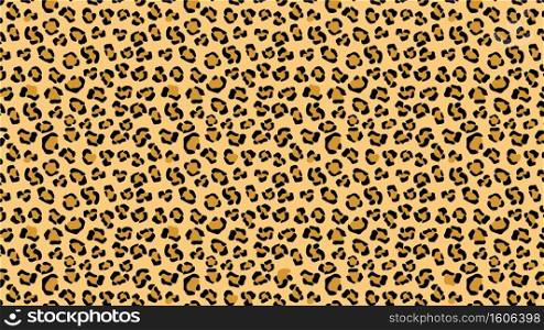 Tiger skin tracery with yellow background. Panther spots with black puma camouflage outlines in white leopard vector color scheme.. Tiger skin tracery with yellow background. Panther spots with black puma camouflage outlines.