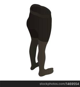 Tights icon. Isometric of tights vector icon for web design isolated on white background. Tights icon, isometric style