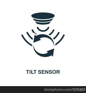 Tilt Sensor icon. Monochrome style design from sensors collection. UX and UI. Pixel perfect tilt sensor icon. For web design, apps, software, printing usage.. Tilt Sensor icon. Monochrome style design from sensors icon collection. UI and UX. Pixel perfect tilt sensor icon. For web design, apps, software, print usage.