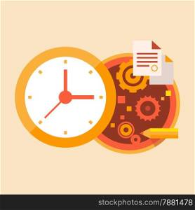 time business and office work