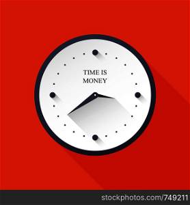 Time icon. Clock icon.