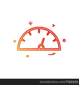 Time icon design vector