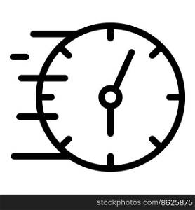 Time icon outline vector. World zone. Clock map. Time icon outline vector. World zone