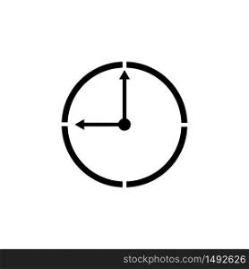 time illustration icon logo vector design