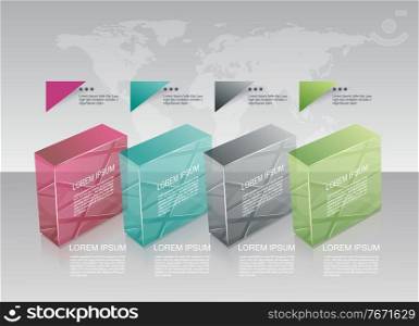 Time Line Design. Can be used for diagram  infographic, number or step up options  web design  workflow layout.