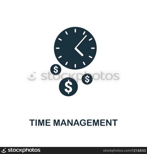 Time Management creative icon. Simple element illustration. Time Management concept symbol design from online marketing collection. For using in web design, apps, software, print. Time Management creative icon. Simple element illustration. Time Management concept symbol design from online marketing collection. For using in web design, apps, software, print.