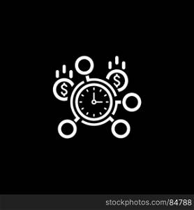 Time Management Icon. Flat Design.. Time Management Icon. Business Concept. Flat Design. Isolated Illustration