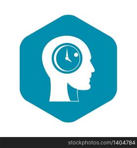 Time management icon. Simple illustration of time management vector icon for web. Time management icon, simple style