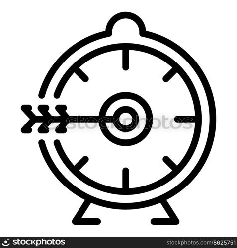 Time skills icon outline vector. Stress support. Therapy meditation. Time skills icon outline vector. Stress support