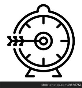 Time skills icon outline vector. Stress support. Therapy meditation. Time skills icon outline vector. Stress support