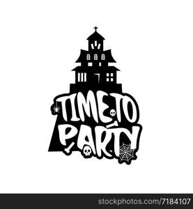 Time to party with creative design vector