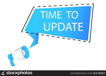 Time to Update. Banner new update. System software update or upgrade.Vector illustration. EPS 10. stock image.. Time to Update. Banner new update. System software update or upgrade.Vector illustration. EPS 10.