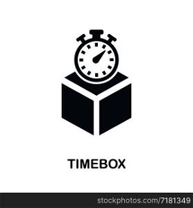 Timebox vector icon illustration. Creative sign from agile icons collection. Filled flat Timebox icon for computer and mobile. Symbol, logo vector graphics.. Timebox vector icon symbol. Creative sign from agile icons collection. Filled flat Timebox icon for computer and mobile