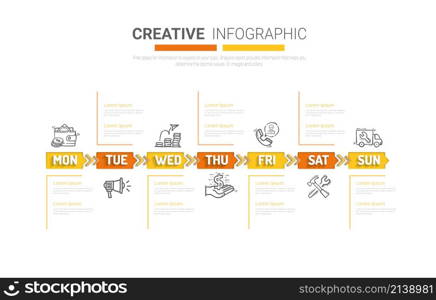 Timeline presentation for 12 months, 1 year, Timeline infographics design vector and Presentation business can be used for Business concept with 12 options, steps or processes.