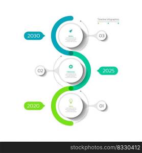 Timeline steps infographics business template abstract background design