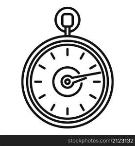 Timer counter icon outline vector. Stopwatch clock. Countdown timer. Timer counter icon outline vector. Stopwatch clock