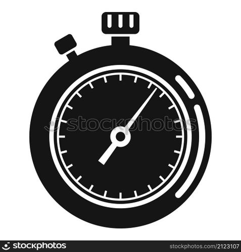 Timer counter icon simple vector. Stopwatch clock. Countdown timer. Timer counter icon simple vector. Stopwatch clock